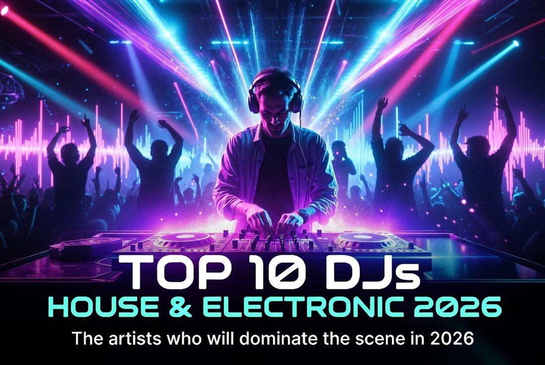 Top 10 des DJ house et electronic à suivre en 2026 — DJ en club sous les lasers